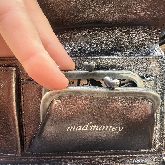 juicy couture grey leather locket heart wallet - Picture 5 of 7